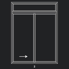Thermoproof Windows & Doors - Patio Sliding Door with Window